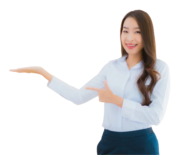 Portrait beautiful young Asian business woman